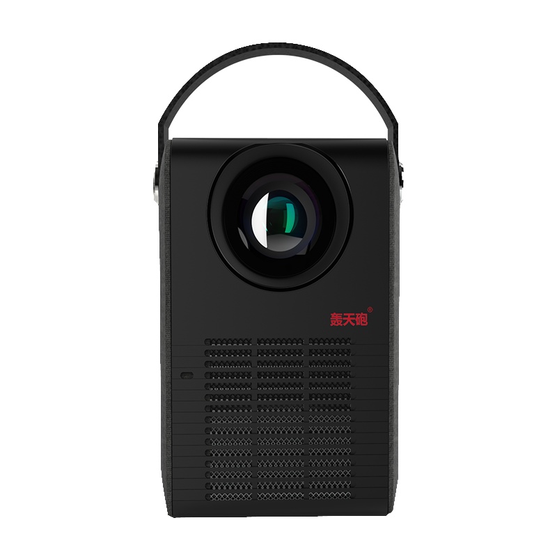 [2021新品 AI语音]轰天炮V1S投影仪家用迷你便携式办公全高清投影机1080P智能家庭影院 黑色V1S[AI智能语音 1080P高清]