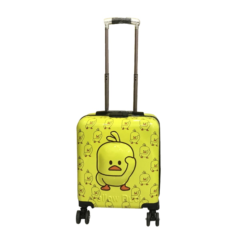 立体方形儿童拉杆箱可爱卡通跳舞小鸭旅行箱男女宝宝行李箱500个起批