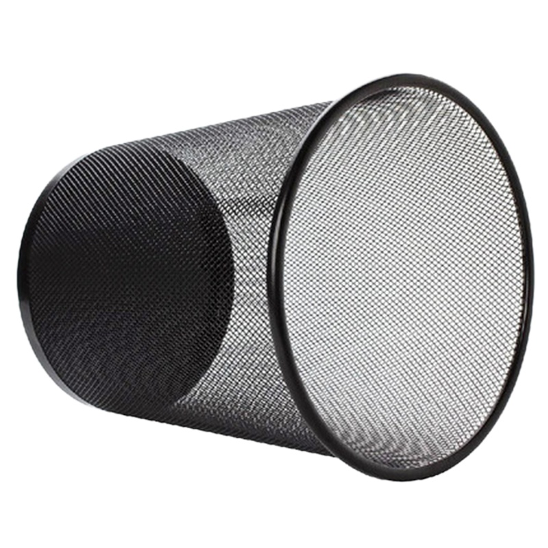 KBS防锈铁网垃圾桶家用金属垃圾篓办公室铁丝网废纸篓卫生间无盖