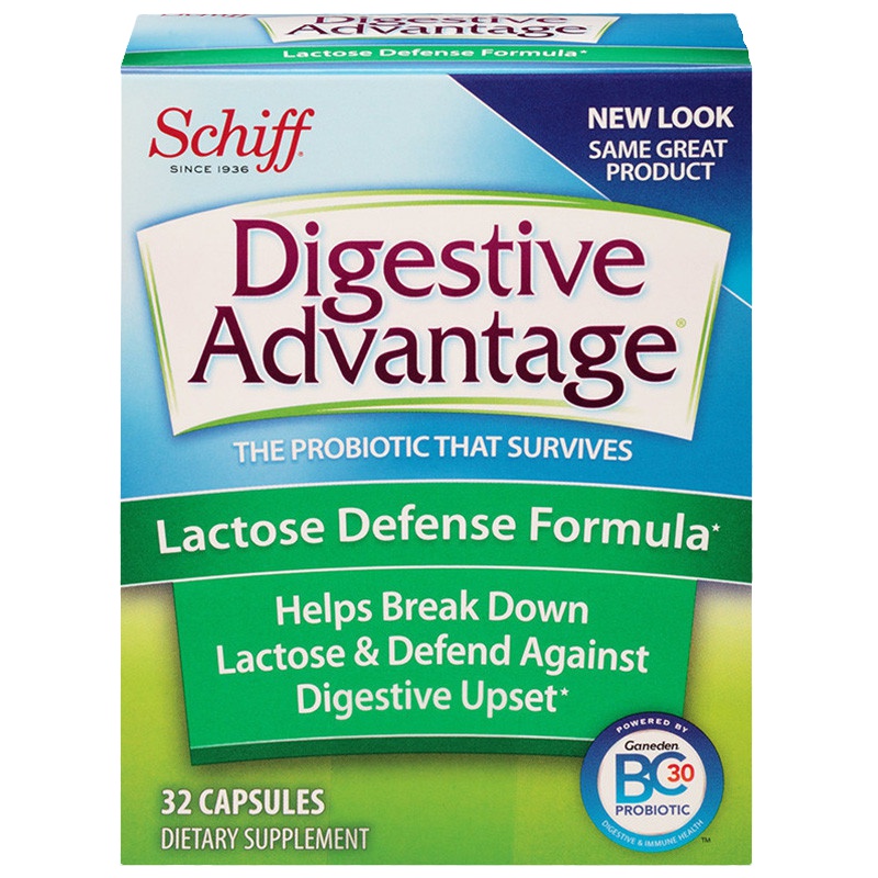 [调节肠蠕动]Schiff 旭福 益生菌胶囊 32粒/盒 美国进口 100克