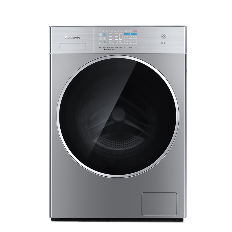 松下(Panasonic)滚筒洗衣机 10kg洗烘一体 光动银双重除菌 双极除螨 羽绒洗 XQG100-LD256