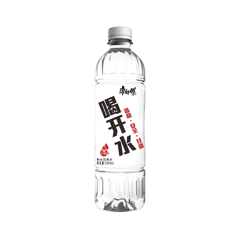康师傅喝开水 熟水饮用水550mL*12瓶整箱量贩装