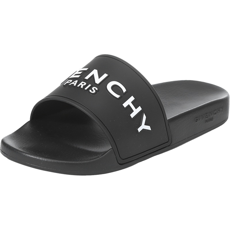 GIVENCHY 纪梵希 男士橡胶GIVENCHY PARIS拖鞋平底凉鞋 BH300HH0EP