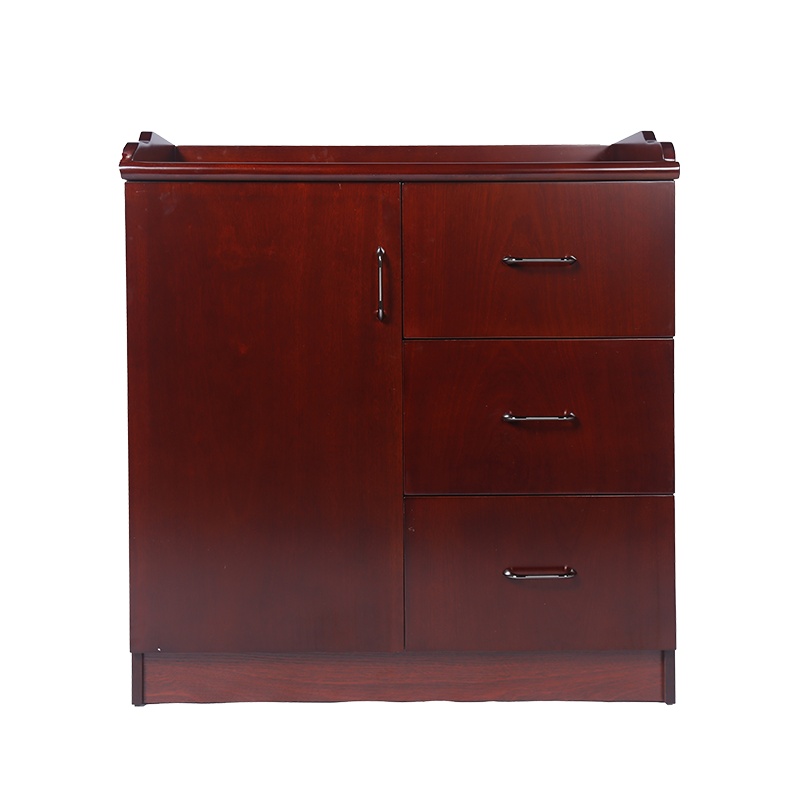 <万保>茶水柜 办公家具 现代中式办公柜 木质油漆漆面 多功能储物矮柜