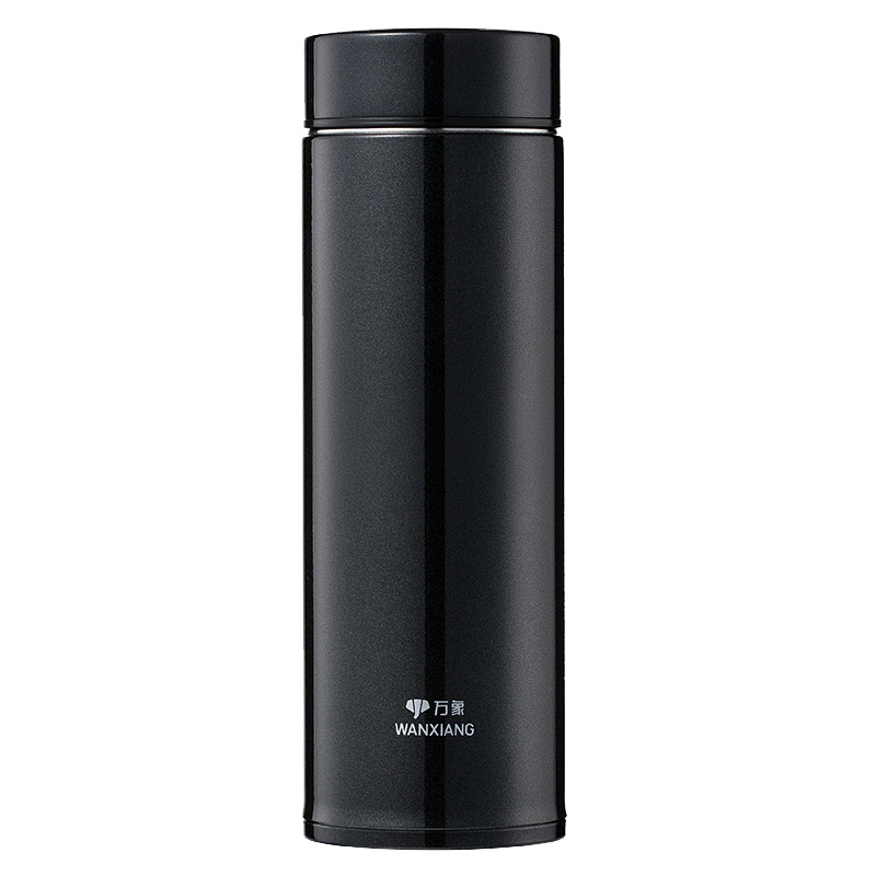万象保温杯大容量男士商务送礼车载家用便携不锈钢高档直身喝水杯H52SL