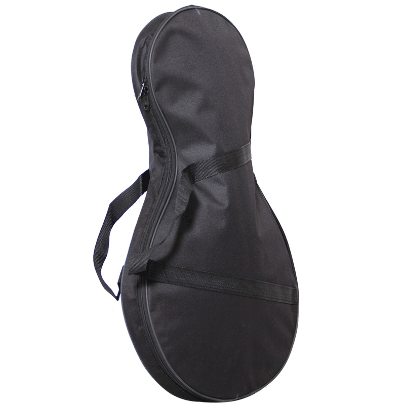 梵巢 月琴包 黑色牛津布 葫芦形 双肩 手提 两用 琴套袋 防水 防潮 可折叠