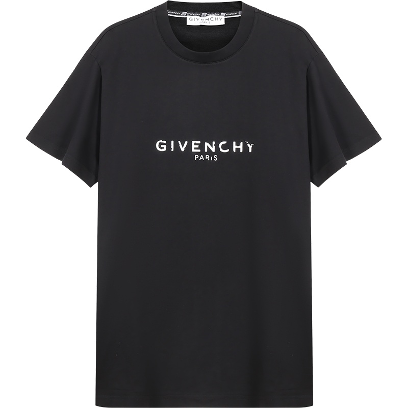 GIVENCHY 纪梵希 男士 棉质宽松版圆领短袖T恤 BM70KC3002
