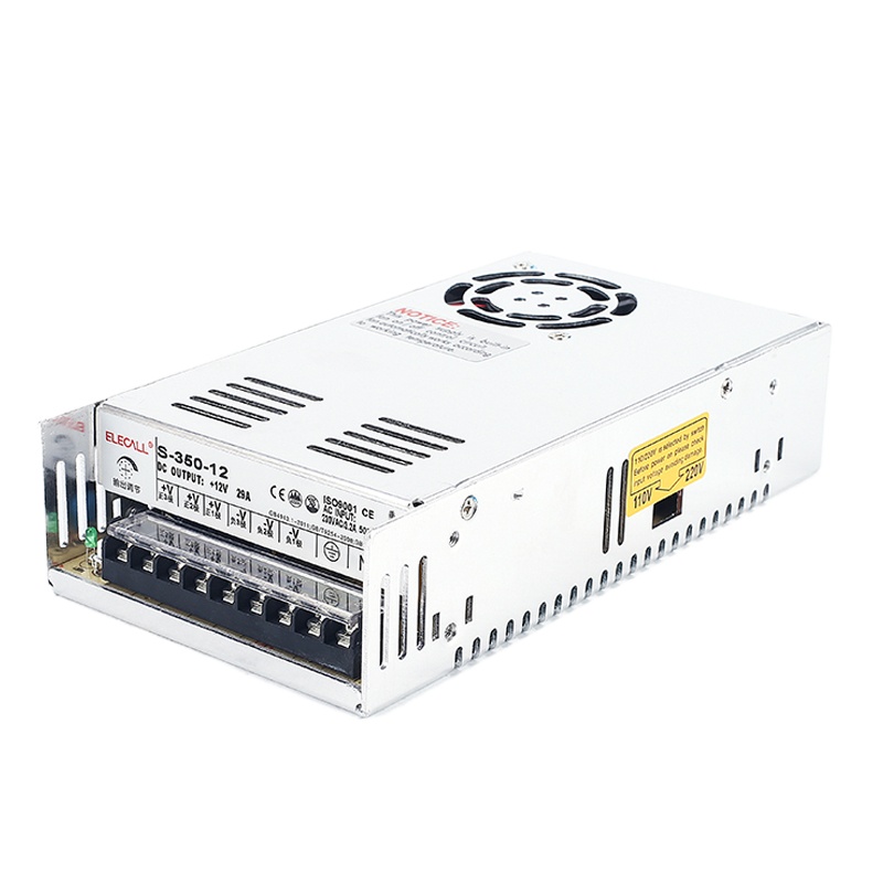 伊莱科(ELECALL)S-350-12开关电源12V摄像头电源适配器LED灯带显示屏变压器直流稳压29A350W