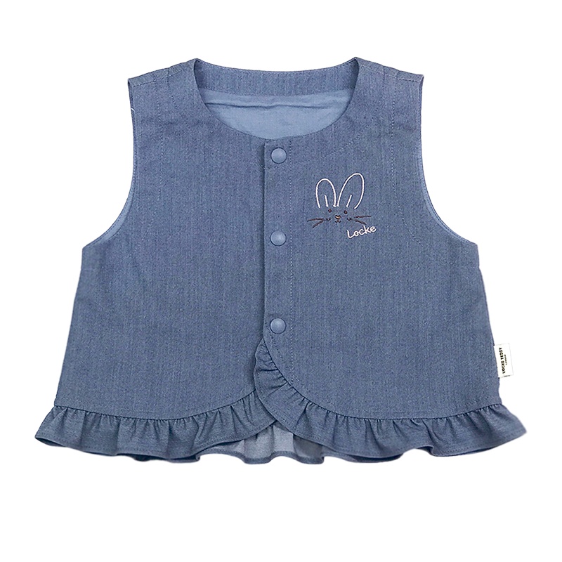 洛克泰迪儿童马甲春秋女童背心外套小女孩洋气外出服