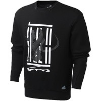 【自营】阿迪达斯男服卫衣WJ圆领套头衫休闲运动服FM9345