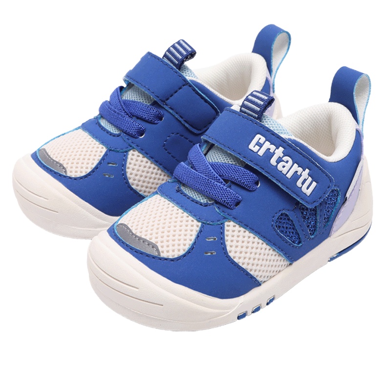 卡特兔女童春季运动鞋新款时尚婴幼童跑步鞋软底学步女宝童鞋透气