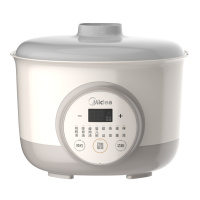 美的电炖锅电炖盅煮粥 一锅3胆 隔水柔炖 24H预约 智能防干烧 8大菜单1.6L 隔水炖MD-DZ16Easy103