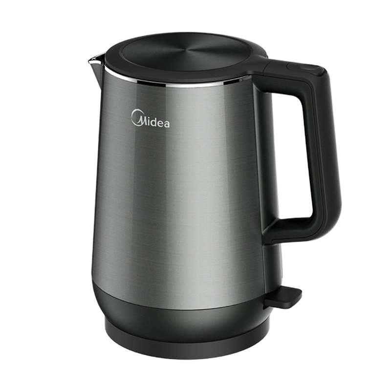 美的(Midea)热水壶电水壶烧水壶1.7L容量304不锈钢电热水壶MK-HJ1713