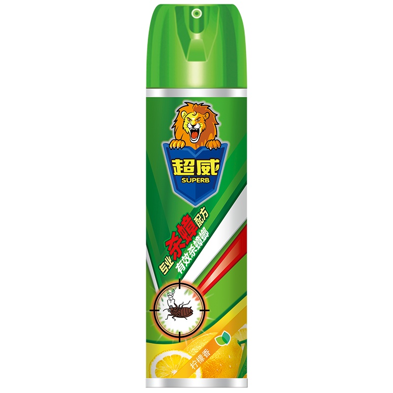 超威杀蟑气雾剂黄柠檬香600ml
