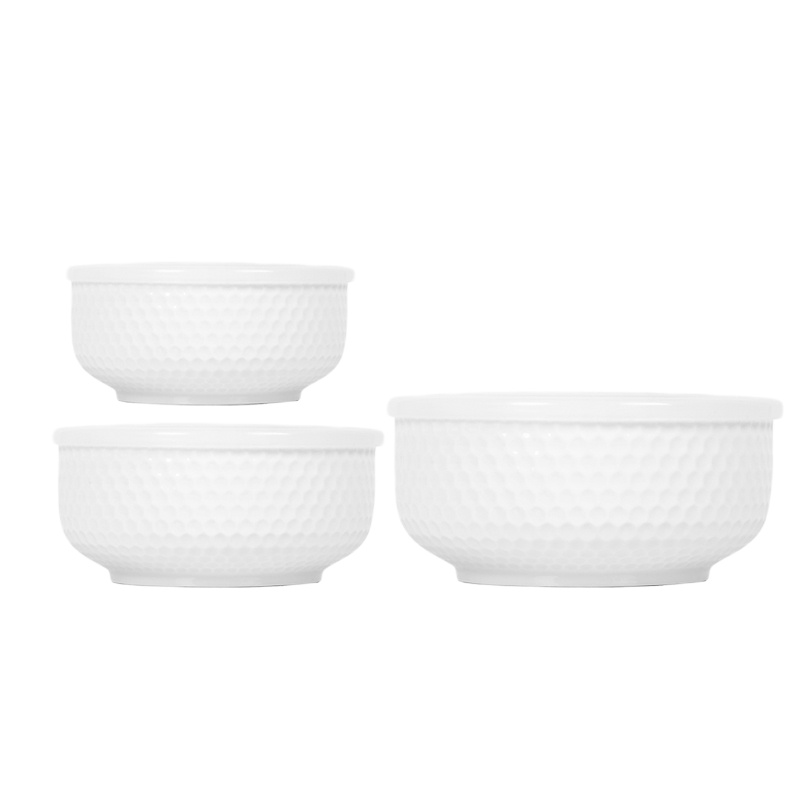 山重山(MOM) 日式浮雕保鲜碗三件套5149