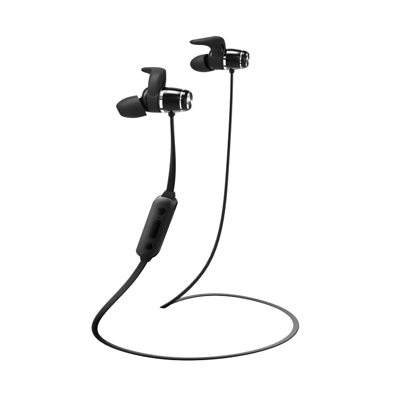 爱国者(aigo)S33运动蓝牙耳机 无线耳机入耳式 跑步磁吸式带麦 苹果安卓通用 挂脖式 手机游戏耳机 男黑色