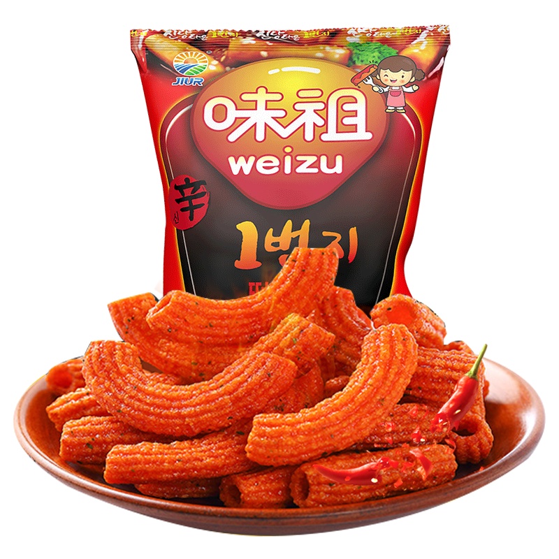 九日牌炒年糕条甜辣味(红)100g/袋