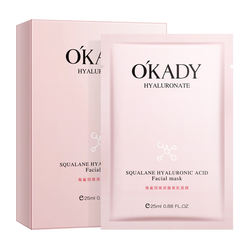 OKADY 角鲨烷玻尿酸美肌面膜10片