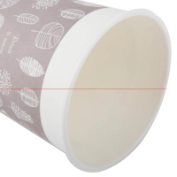 得力9563纸杯(100个/袋)250ml240g五星纸+18gPE膜