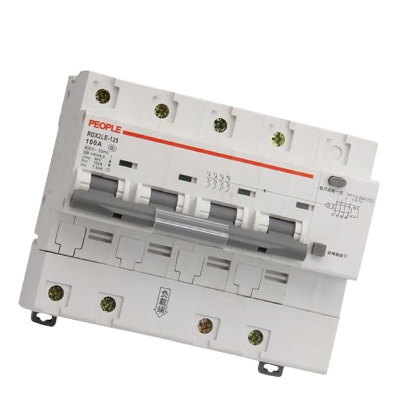 PEOPLE人民电器 小型漏电断路器RDX2LE-125 4P 100A