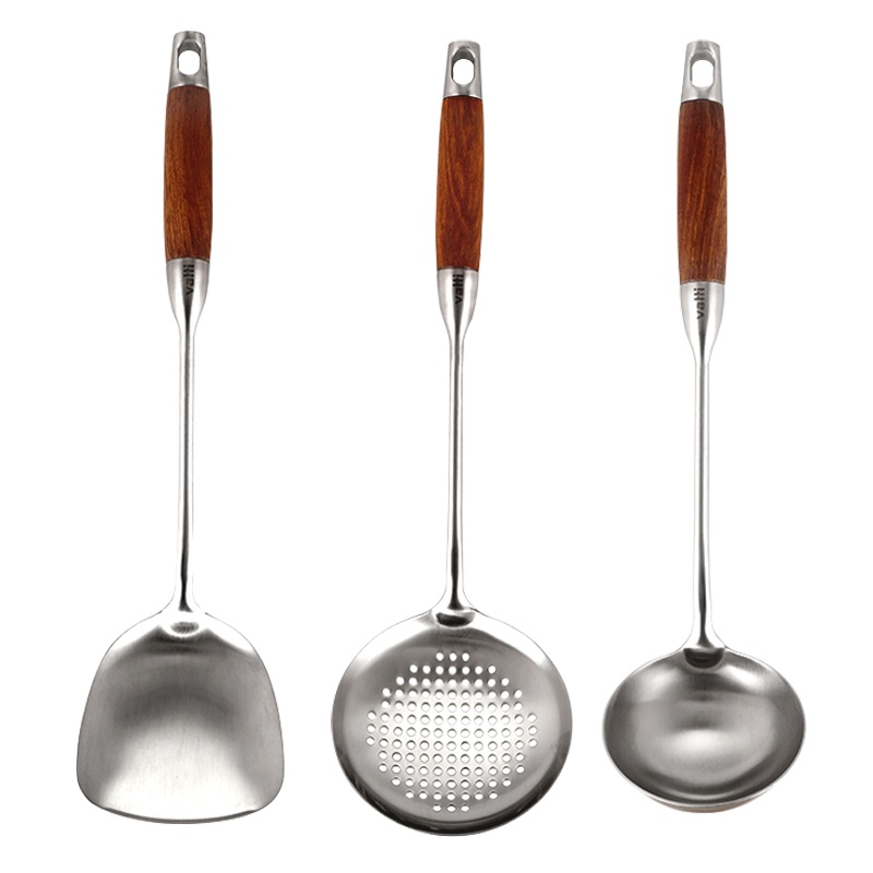 華帝04不锈钢锅铲子全套厨房铲勺家用汤勺漏勺锅铲勺子