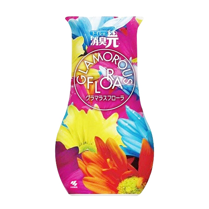 [日本原装]小林制药(KOBAYASHI) 卧室室内房间消臭元空气清新剂0.4L 花神芙洛拉香味400ml