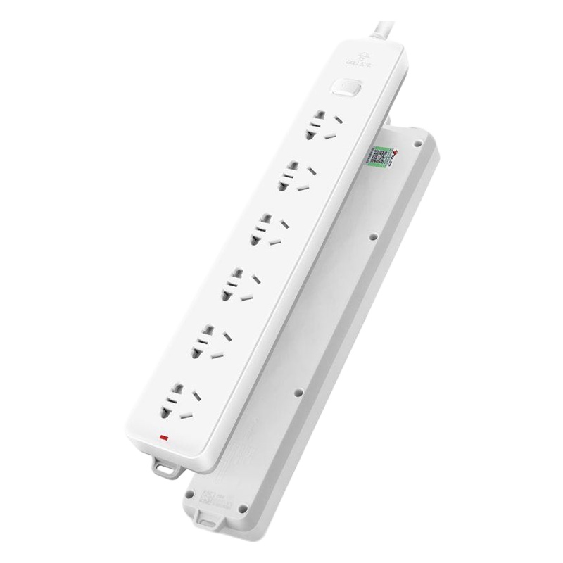 公牛(BULL)新国标插座/插线板/插排/排插/接线板/拖线板 6位总控全长3米超功率保护 GN-107 DMS