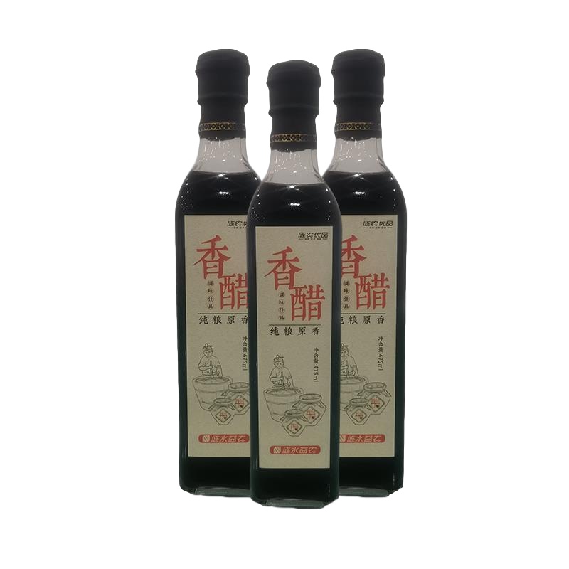 [中华特色馆]涟水馆酿造香醋475ml/瓶纯粮酿造