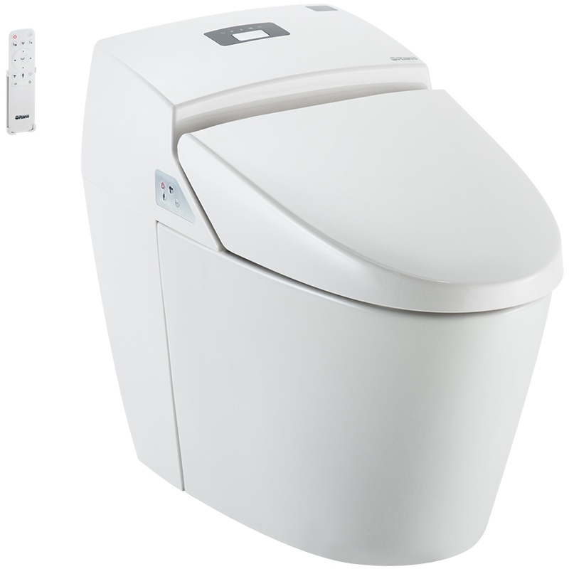 欧路莎(Orans)智能马桶一体机储热式自动坐便器电动冲洗烘干遥控多功能座便器洁身器 IT-218