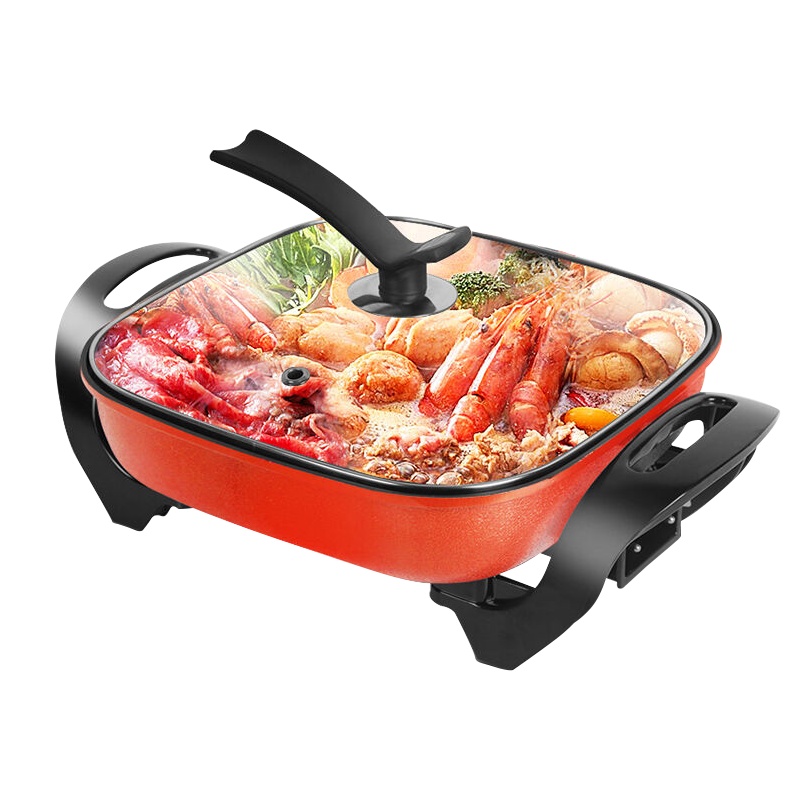 苏泊尔(SUPOR)电火锅家用多功能不粘锅电煮锅5L大容量3-8人涮锅炖锅循环加热多层锅体H30FK802-136