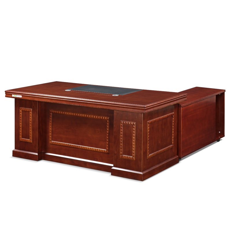 【红心家居】办公桌老板桌新中式大班台主管桌经理桌一米六办公桌