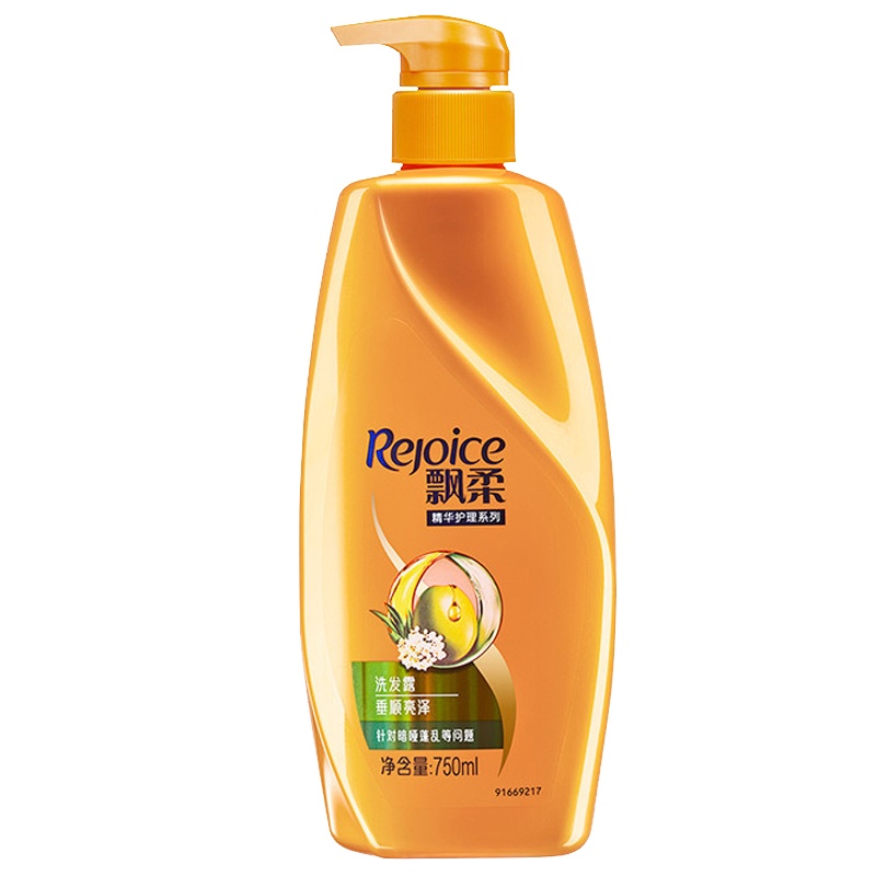 飘柔垂顺亮泽洗发露750ml 橄榄精华 深层滋润 柔顺亮泽洗发水洗头膏