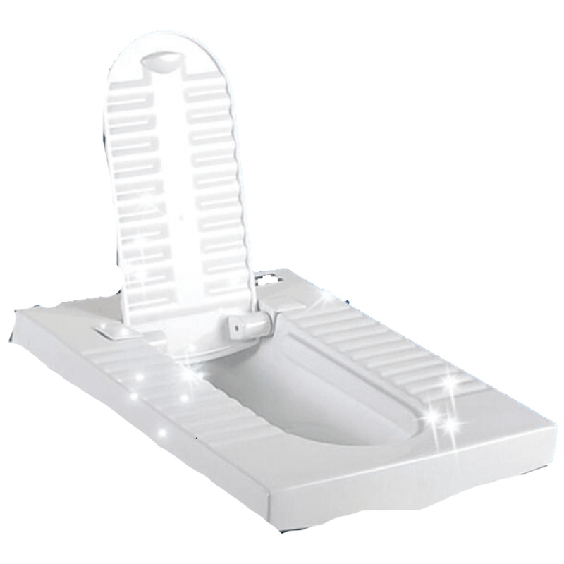 带盖板隐藏形翻盖式蹲便器水箱整套大便器蹲坑坐便器防臭薄安心抵