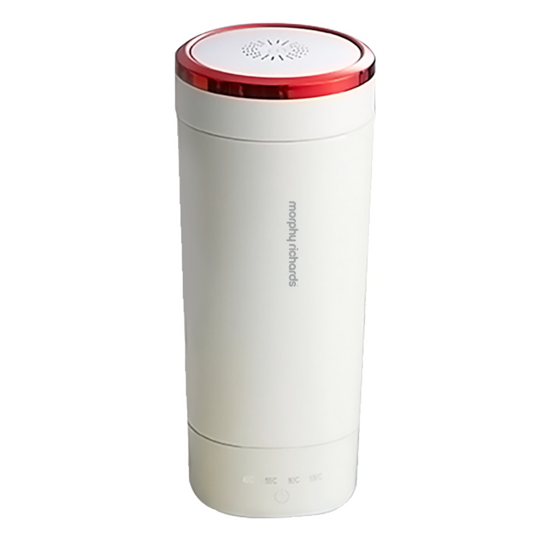 摩飞电器电热烧水壶便携式轻养杯家用自动保温小型旅行加热烧水杯养生 MR6060椰奶白