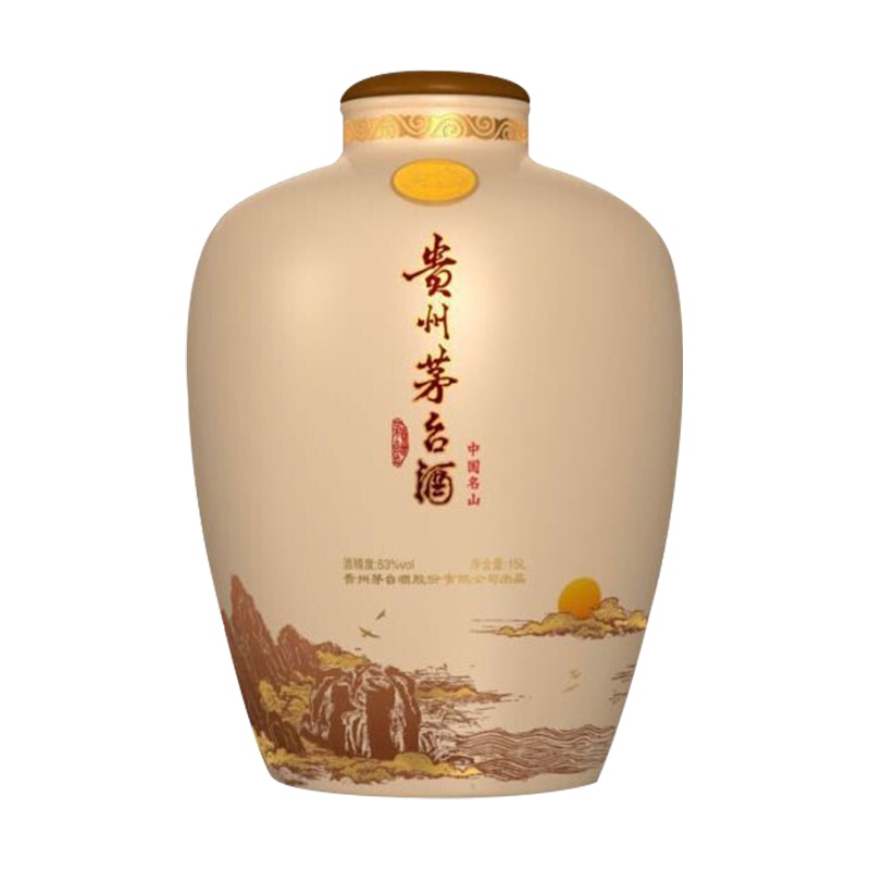 贵州茅台酒 中国名山 53度 15L单瓶装 酱香型 白酒