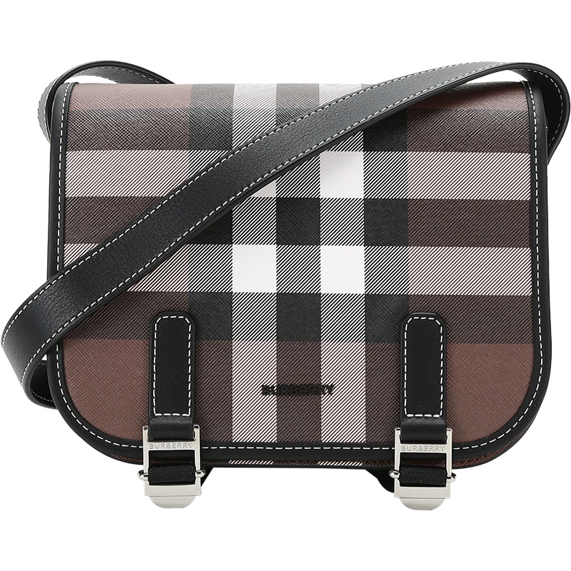 BURBERRY 博柏利 男女通用款 环保帆布单肩斜挎包信使包80365521