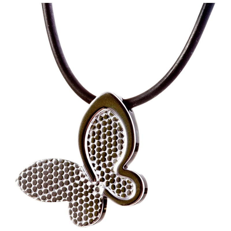 梦克拉Mkela 钨金吊坠女项链 蝶恋 甜美可爱