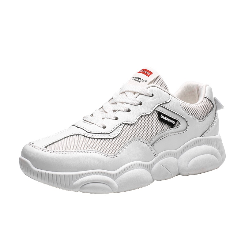 艾汇颜鞋子男小熊潮鞋百搭运动鞋透气帆布鞋学生跑步休闲鞋男夏季新款小白鞋