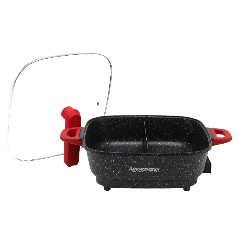 亚摩斯(AMOS)麦饭石鸳鸯电热锅AS-HP15A