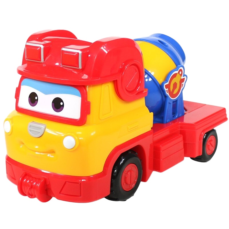 奥迪双钻 超级飞侠玩具第7季 变形机器人乐迪小爱雪儿安琪第234季套装场景 多利三合一工程车730814