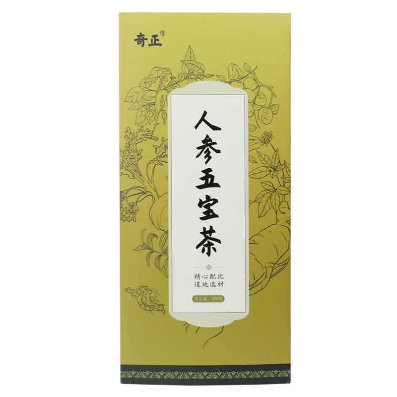 奇正人参五宝茶200g