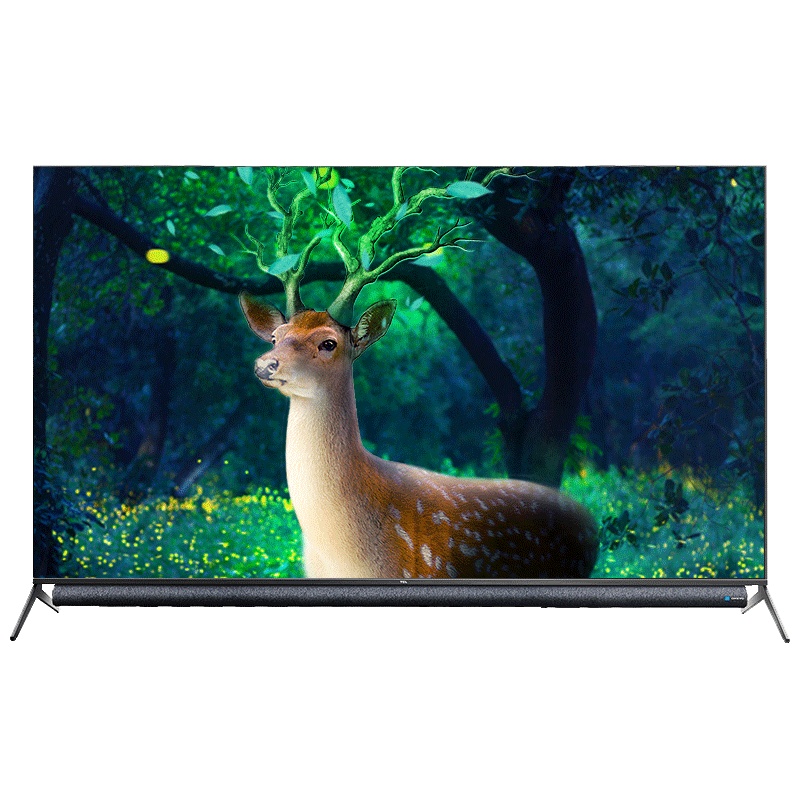TCL 75P9 75英寸平板电视 原色高色域34核人工智能语音LED电视 安桥音响全面屏