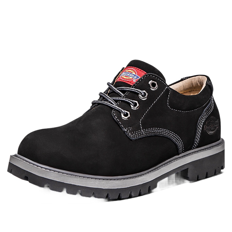 Dickies工装鞋秋季新款男款低帮大头皮鞋厚底耐磨鞋子休闲鞋193M50LXS58