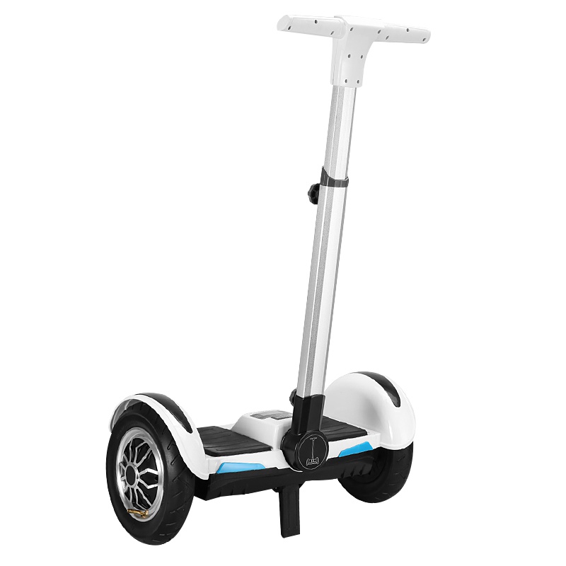 牧莱者(MULAIZHE)智能体感平衡车10寸大轮手扶直杆双轮 Q8三色可选长续航蓝牙遥控轻小便携载重王 智能成人平衡