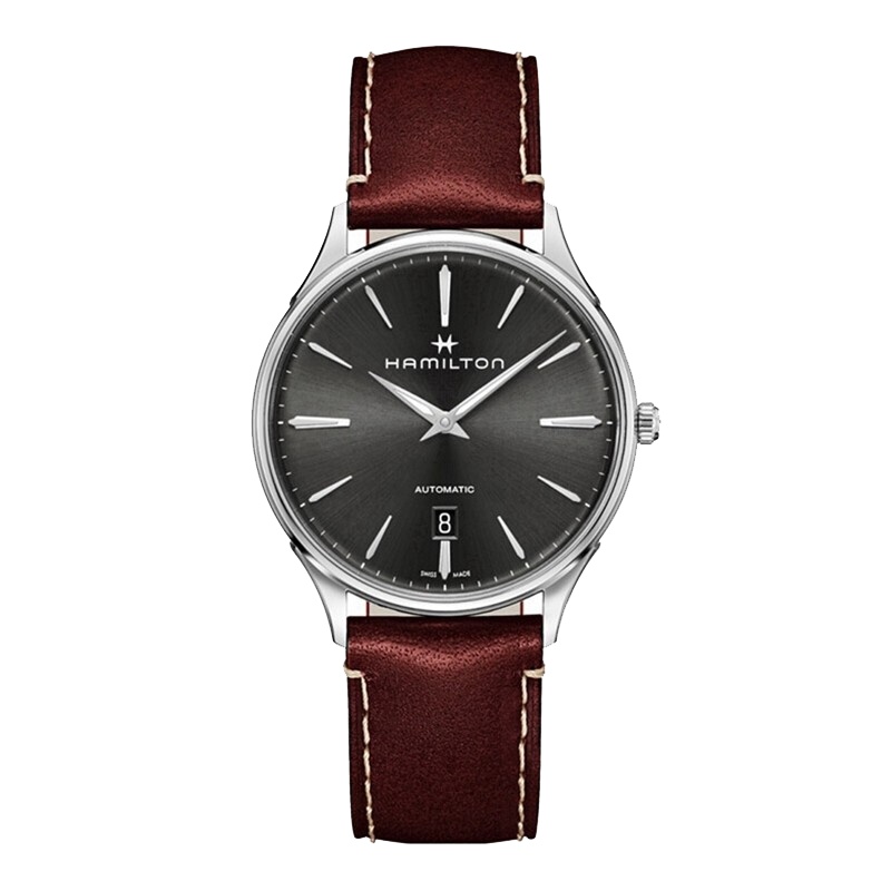 汉米尔顿(Hamilton)瑞士手表爵士系列皮带自动机械男士手表H38525881