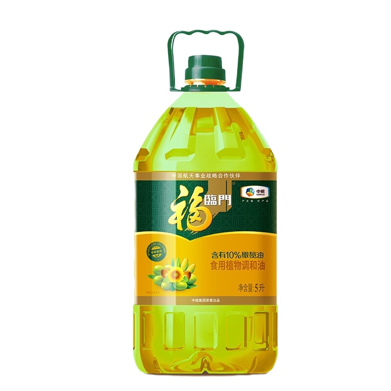 中粮福临门橄榄清香食用植物调和油 5L