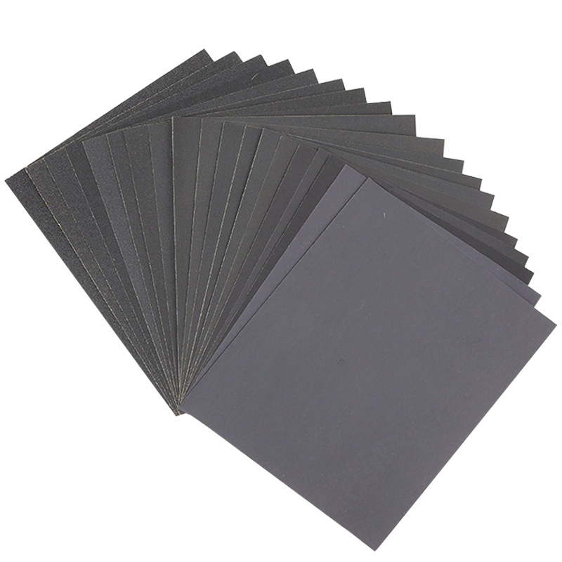 海斯迪克 gnjz-197 砂纸(100张)碳化硅砂纸 研磨砂纸 水磨砂纸 打磨抛光砂纸 干湿两用砂纸 800目