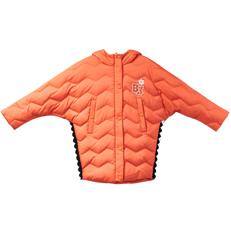 波司登童装男女童中长款连帽保暖可爱羽绒服外套