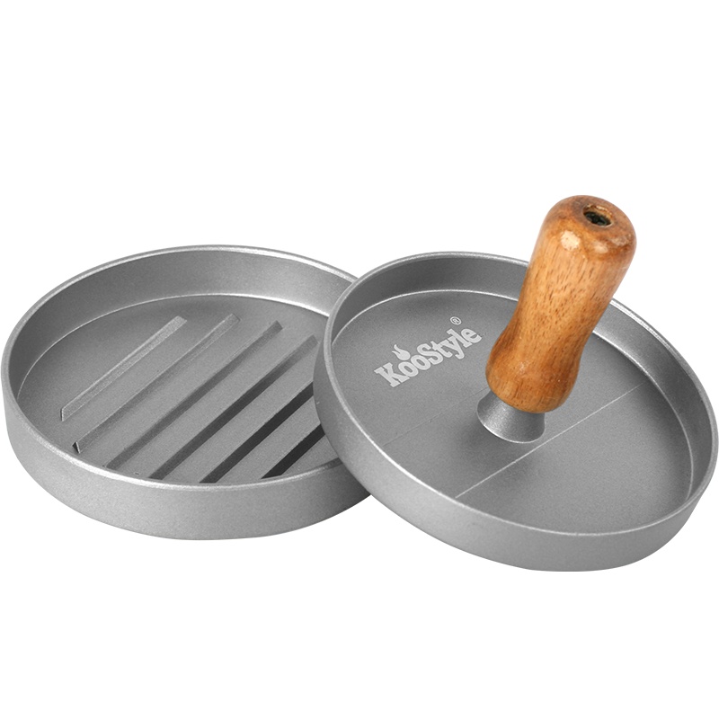 烤食代烤面包模具 烤箱用吐司盒磨具家用烘焙工具手压式汉堡模具 多功能汉堡压 烹饪多用途 不锈钢材质