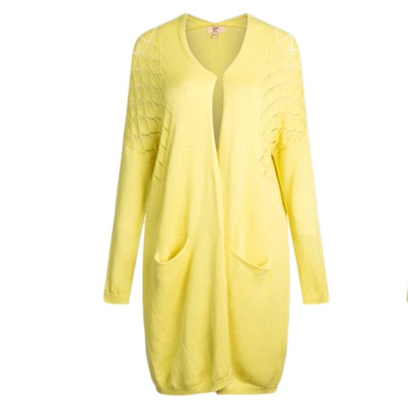 【福利款】拉夏贝尔宽松提花针织开衫